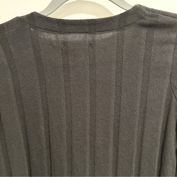 Madewell Ribbed Knit Sweater Cardigan Black Size XS - Picture 9 of 9